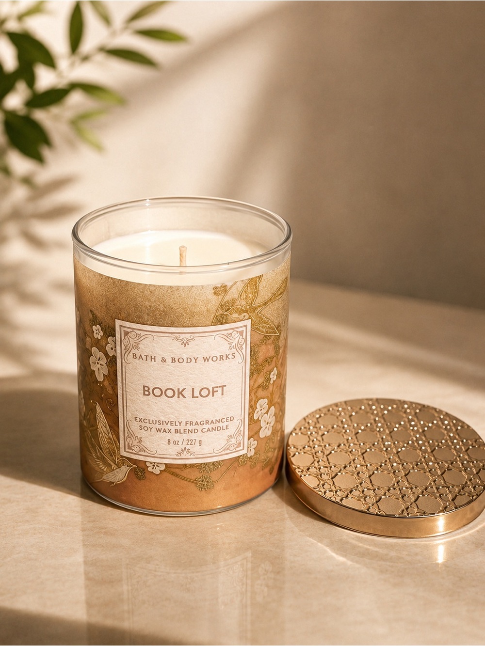 Bath & Body Works Book Loft Scented Single Wick Candle